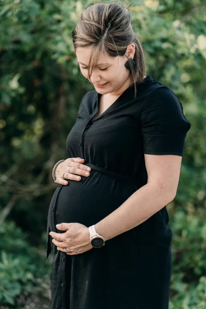 Zwangerschapsfotografie: Foto van een zwangere vrouw
